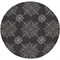 Homeroots 90 x 90 in. Charcoal Polypropylene Rug 374705 - alternate 2